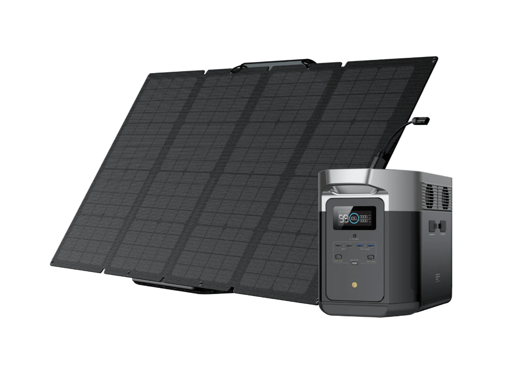 ECOFLOW DELTA 2 + 160W SOLAR PANEL - Solartech Mexico