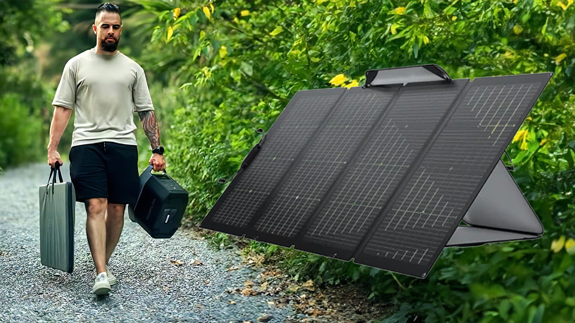 Paneles solares EcoFlow de 110 W y 160 W