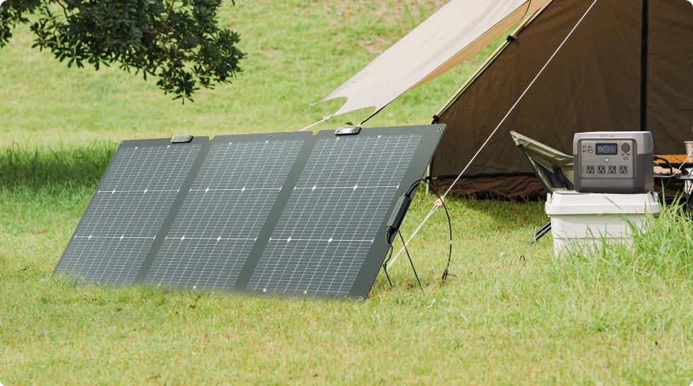 Panel-Solar-EcoFlow-For-camping