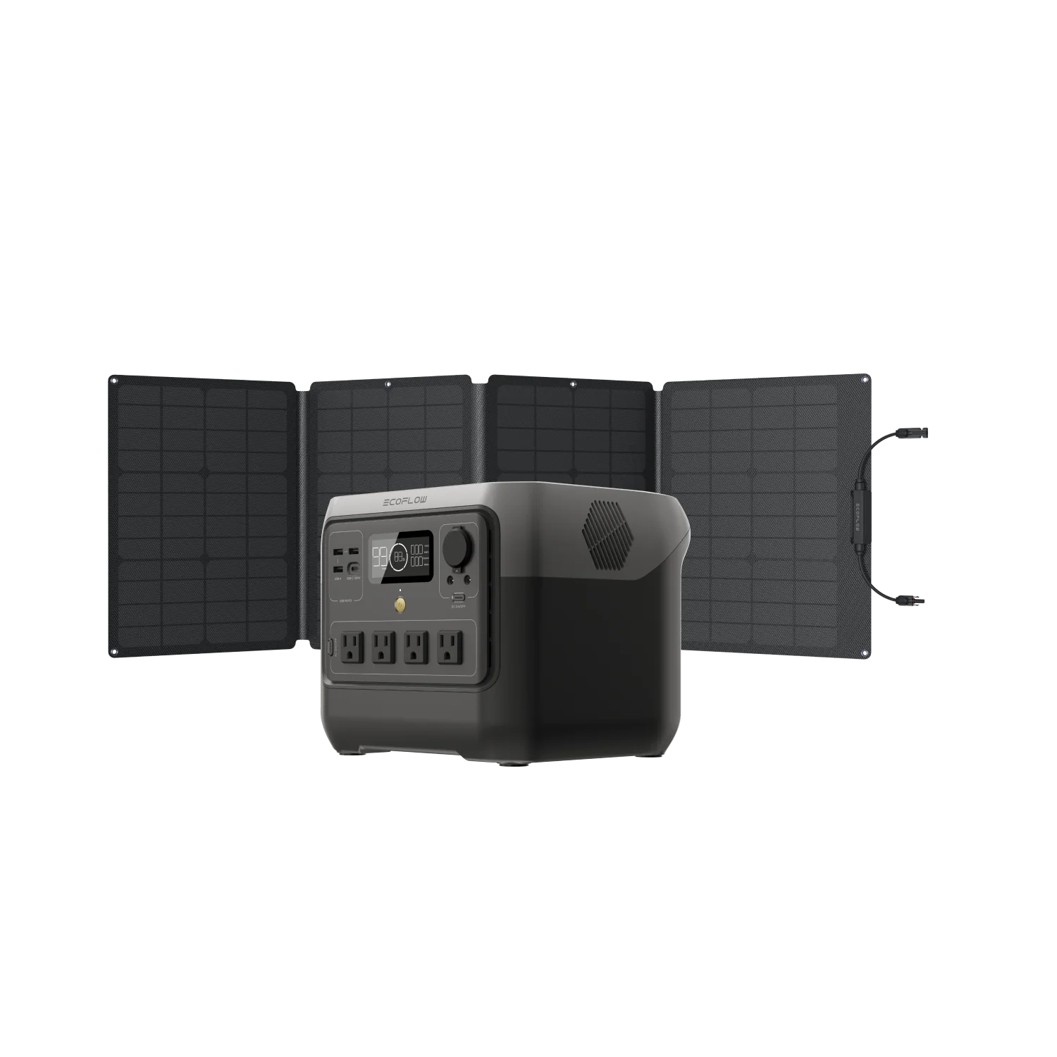 River 3 Max + Panel Solar 160W