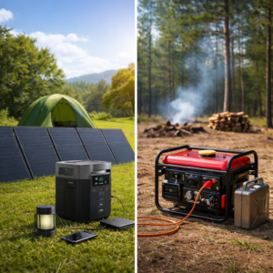 ecoflow Generador Solar vs Generador de Gasolina