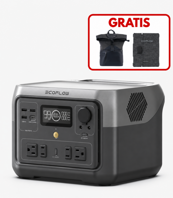 EcoFlow River 2 max estación de energía portátil UPS huracanes apagon