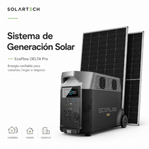 GENERADOR SOLAR COMPLETO  PARA CABAÑAS (FUERA DE LA RED)